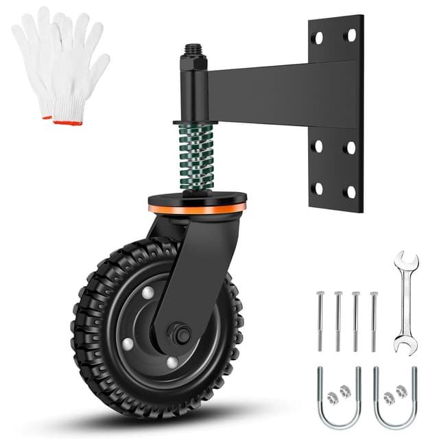 Heavy Duty Gate Wheel 600lb Spring Caster